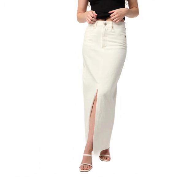BLANKNYC Drawstring Utility Pocket Maxi Skirt